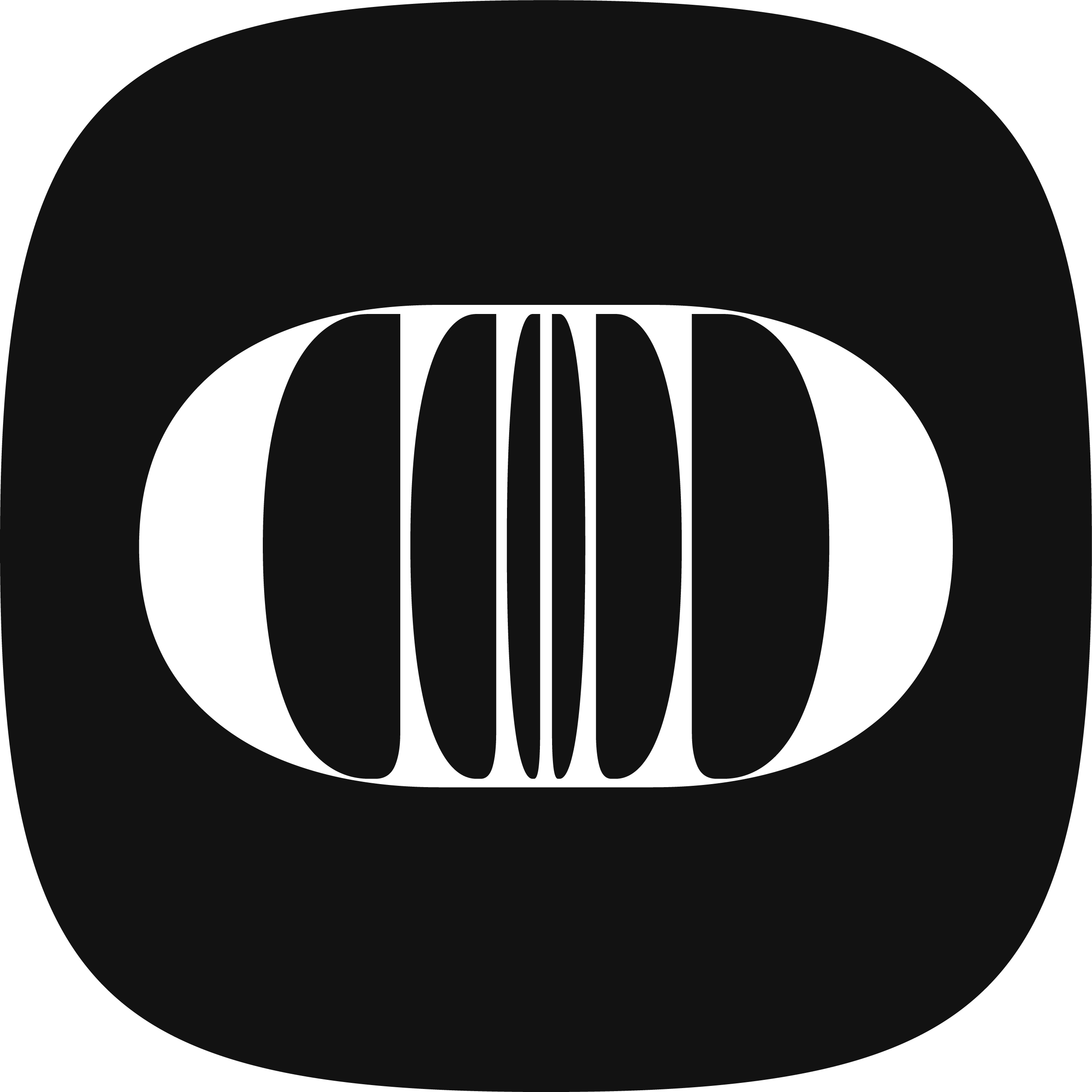 Deep Dissonance logo mark, white on black
